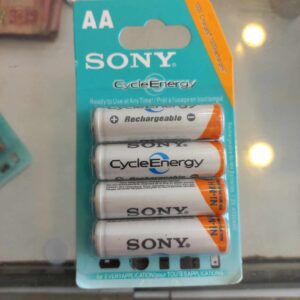 Sony AA Rechargeable batteries 4 Pack Ni-MH NIMH Sony Rechargeable battery ( A Grade )