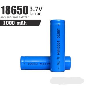 18650 Battery 1000Mah Capacity Rechargeable