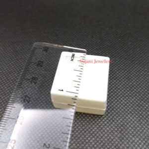 Gem Box ( Glass / White )  1 inch * 1 inch