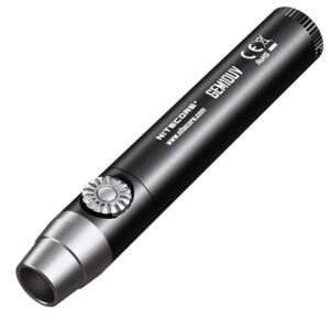 NITECORE GEM 10 UV Rechargeable Gem jewelry appraisal Lamp adjustable powerful Gem detection flashlight Gemstone Lantern with Battery Gem Torch * Original Full Set