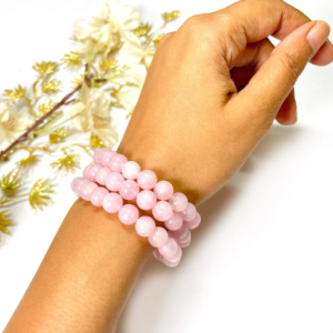 Rose Quartz Bracelet Premium Quality With Certificate 